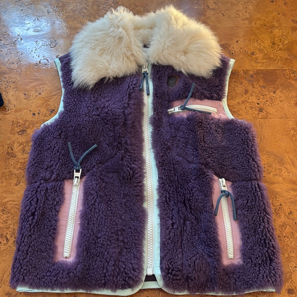Coach Shearling vest